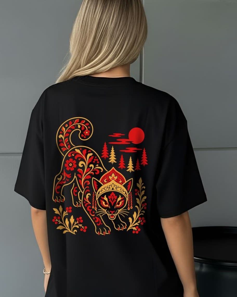 Кошка в кокошнике